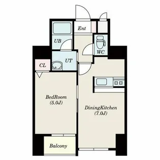 ピュアウィング【7階】の間取り