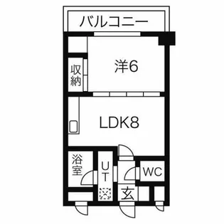 クリスタルコート【402号室】の間取り