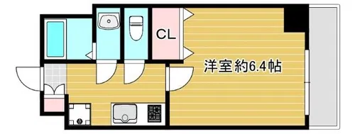 ArtizA南船場【14階】の間取り