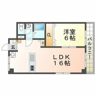 DICHA・CASA【3階】の間取り