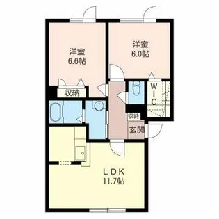SGハイツ月寒【00201号室】の間取り
