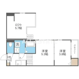 アーバンシエロ小路東【2階】の間取り