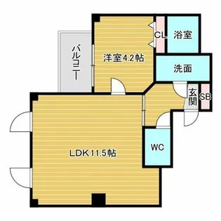 gm TENJIMBASHI【3階】の間取り