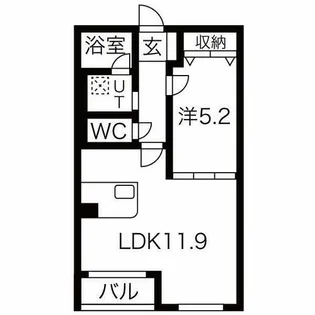 愛知県名古屋市千種区城山町1丁目【マンション】の間取り