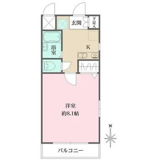 サテライト芦屋宮塚【1階】の間取り