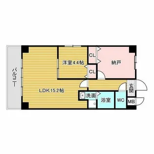 GROOVE豊中レジデンス【6階】の間取り