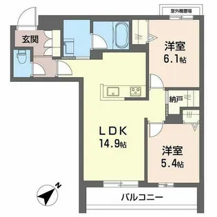 シャーメゾン ペイ ドゥ レーヴ【0306号室】の間取り