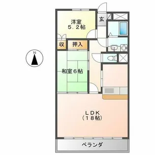 アベニュー青山【3階】の間取り