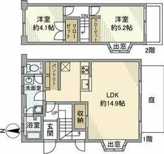 メイゾン芳野【2階】の間取り