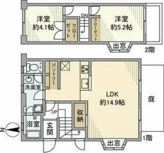 メイゾン芳野【2階】の間取り