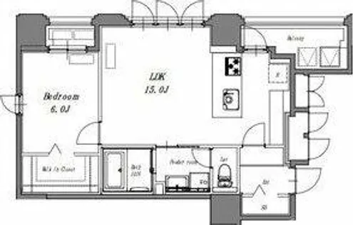 LIBERTA CARINO (リベルタカリーノ)【6階】の間取り
