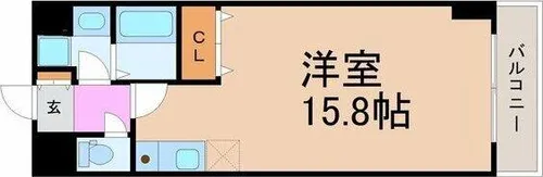 ミッドランドメンバーズ【5階】の間取り