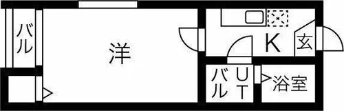 Boo.Hoo.Wooさくら【206号室】の間取り