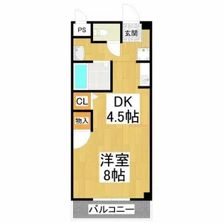 グランフルーリ【3階】の間取り