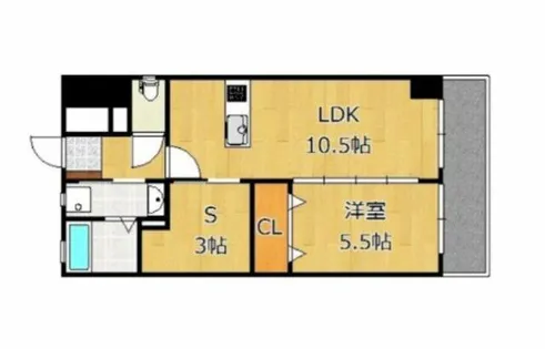 ザ.ヒルズ戸畑【3階】の間取り