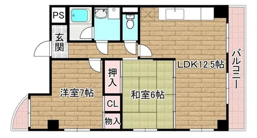 寺本レヂデンス【302号室】の間取り
