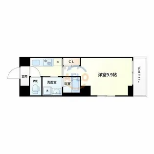 アネシス新大阪【4階】の間取り