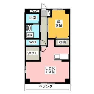 アゼリアすわ【1階】の間取り