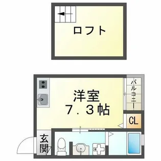 スムーノ垂水山手【2階】の間取り