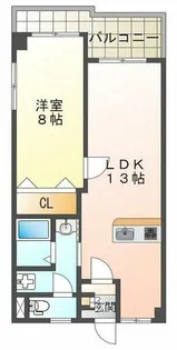 パレスタジオ【3階】の間取り
