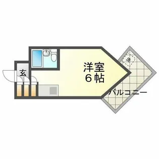 キューブAMX【6階】の間取り