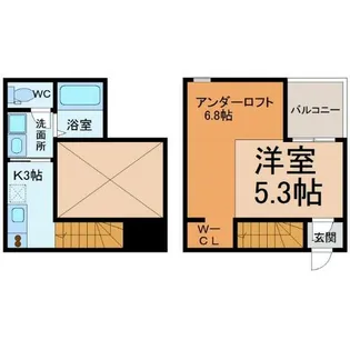 アプローズ【2階】の間取り