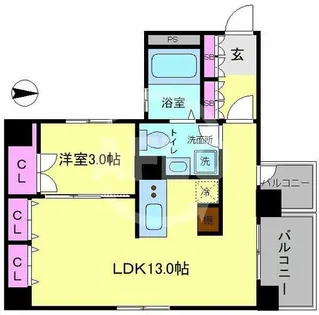 ラクメンビル【5階】の間取り