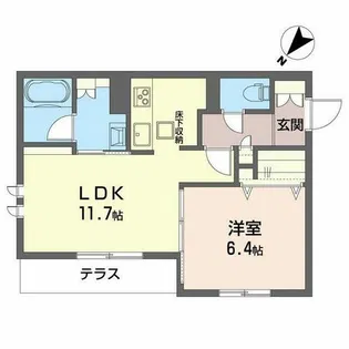 ShaMaison Core【0101号室】の間取り