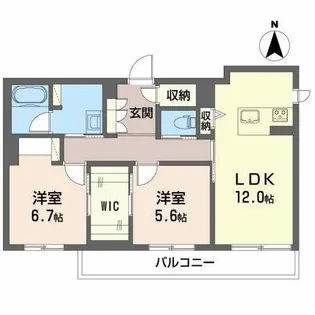 プラムベース【0301号室】の間取り