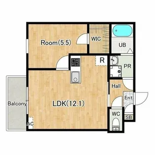 ジーメゾン今伊勢【1階】の間取り