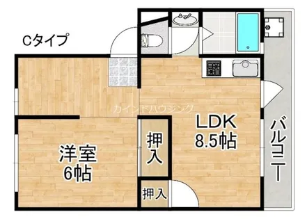 アウラベッラ~清風荘~【1階】の間取り
