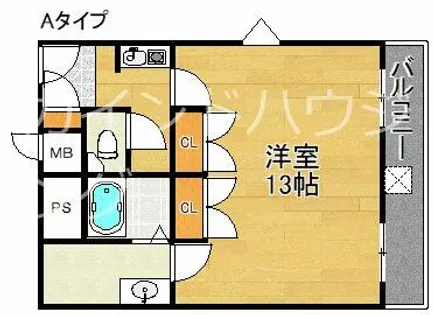 アバンティ貝塚2番館【3階】の間取り
