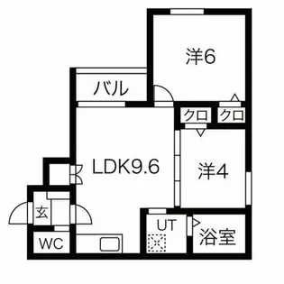 ラパンMK【3階】の間取り