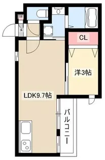 Warren morimakitown Ⅱ【201号室】の間取り