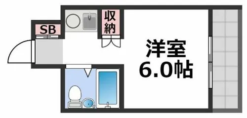 ネオコート天王寺【4階】の間取り