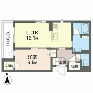 レジデンス 茨木春日【0203号室】の間取り