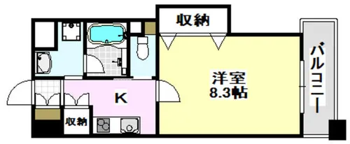 エスト茨木【7階】の間取り