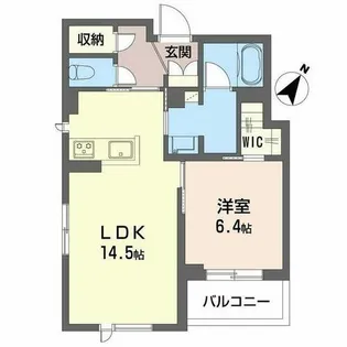 ベッロ 吹田【0301号室】の間取り