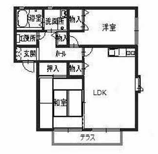 ラジェールK・Y【0101号室】の間取り