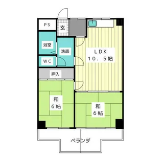 オークヒルズカナレ【7階】の間取り
