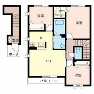 Bella Morne【0201号室】の間取り