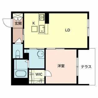 シャーメゾン 泉佐野【0105号室】の間取り