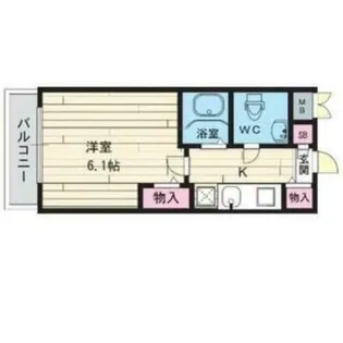 ジュネス東住吉【7階】の間取り