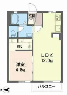 グリーンヒルズ【1階】の間取り