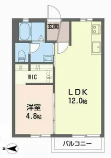 グリーンヒルズ【1階】の間取り