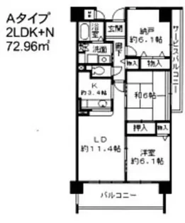 コレンテ【3階】の間取り