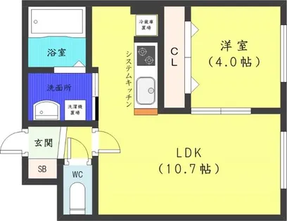 glife nishimachi【2階】の間取り