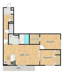 Palais Poire A棟【1階】の間取り