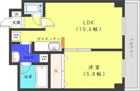 キャロット13【2階】の間取り