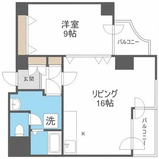 ビッグパレス西線EAST【5階】の間取り